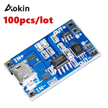 

TP4056 5V 1A Micro USB 18650 Lithium Battery Charging Board Charger Module Protection Dual Functions TP4056
