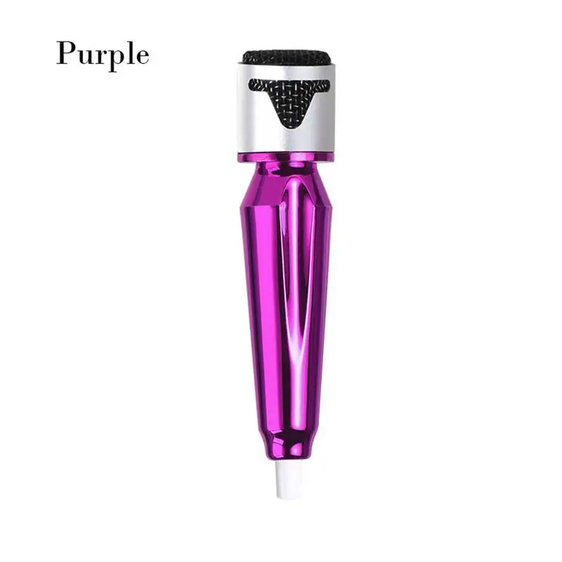 

Mini Mobile Phone Portable Karaoke Microphone Noise Reduction Mobile Phone Microphone Mini Handheld Microphone With Earphone