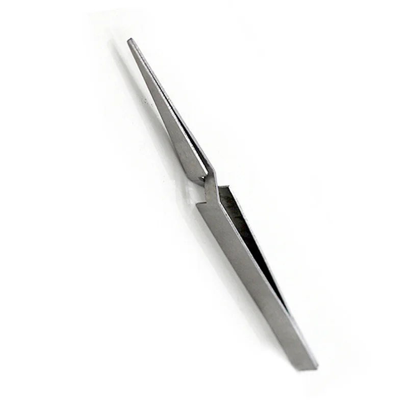 

High quality Cross Action Tweezers Stainless Steel Reverse Tweezers Cross Action Tweezers Jeweler Hobby Craft Model