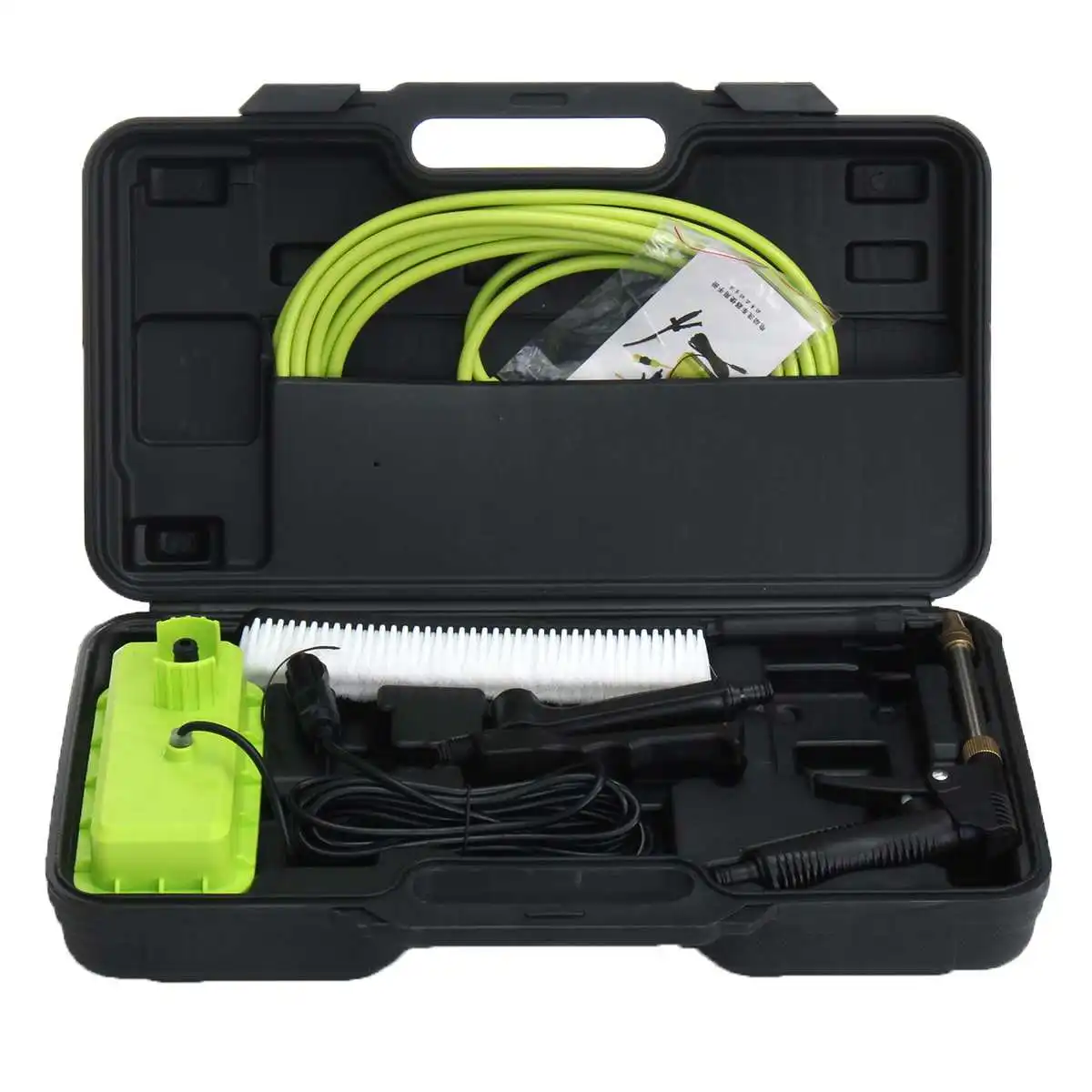 

12V Car Washer Gu n High Pressure Cleaner Car Care Washing Machine Electric Cleaning Auto Wash Maintenance Tool Set