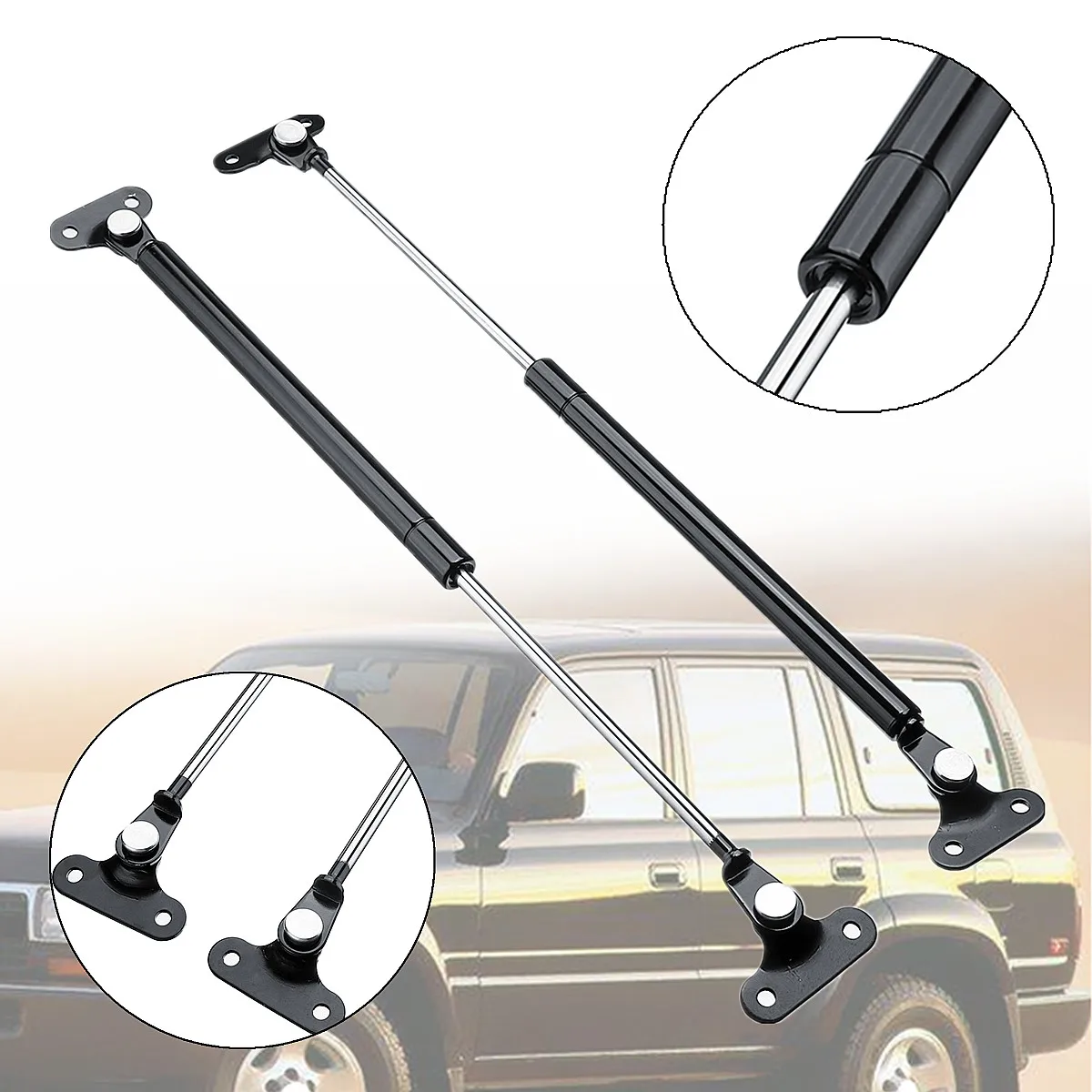 1 Pair Rear Tailgate Gas Struts Supports For Toyota Land Cruiser 80 Series 90-97 Steel Length 53cm Auto Replacement Parts 1 Pair Rear Tailgate Gas Struts Supports For Toyota Land Cruiser 80 Series 90-97 Steel Length 53cm Auto Replacement Parts