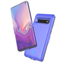 5500 mAh Батарея Зарядное устройство чехол для samsung Galaxy S10 Дело внешнего резервного Мощность банк Зарядное устройство чехол для samsung S10 Батарея случае