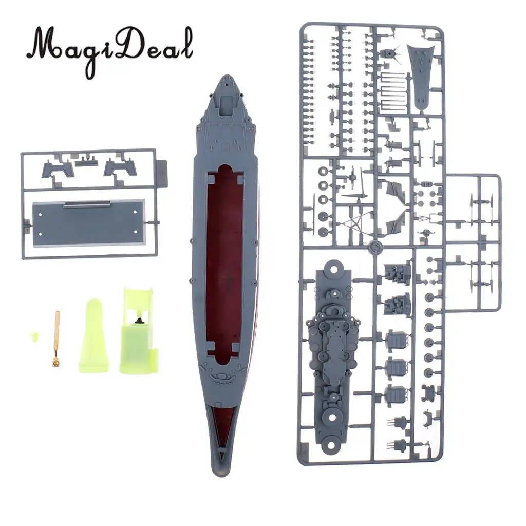 Цена MagiDeal 1 700 Масштаб 30 см пластиковый военный корабль Второй мировой войны японский Yamato модель броненосца наборы для детей Детские игрушки кла...