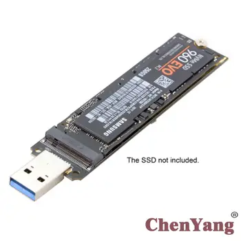

Chenyang M-key Nvme M.2 NGFF SSD to USB 3.0 External PCBA Conveter Adapter Card Flash Disk Type
