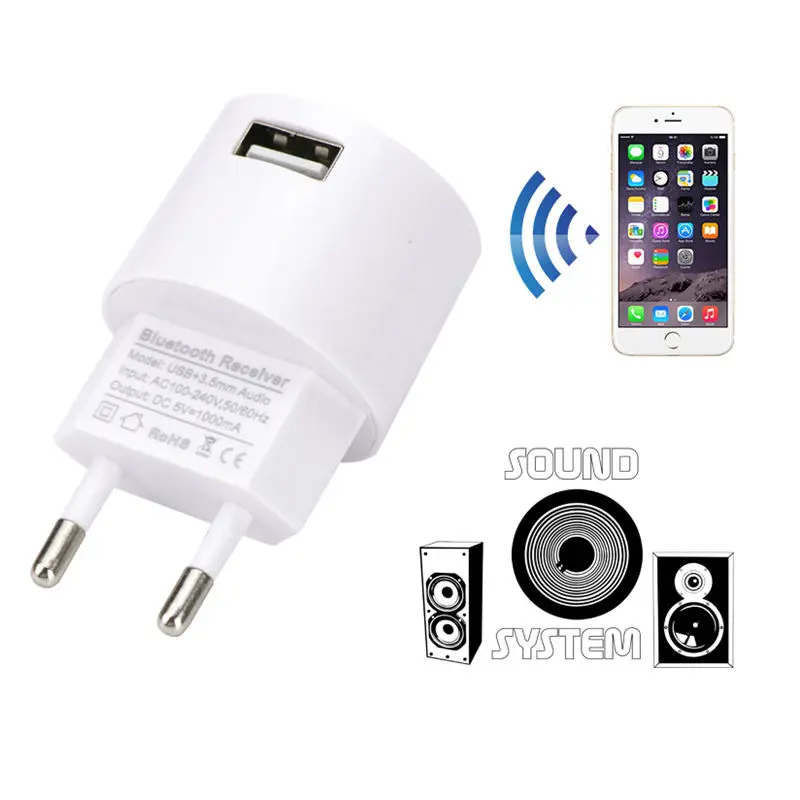 Лидер продаж! bluetooth приемник V4.2 аудио адаптер зарядное устройство переменного
