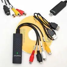 USB 2,0 видео DVR DVD VHS Захват 720×480 @ 30fps черная карта аудио 720×576 @ 25fps адаптер для компьютера