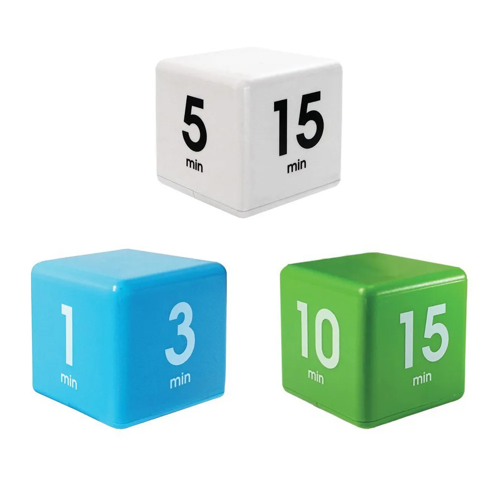 

Candy Color Cube Kitchen Timer The Miracle Cube Timer 5/15/30/60 Minutes for Time Management Kids Timer Workout Timer