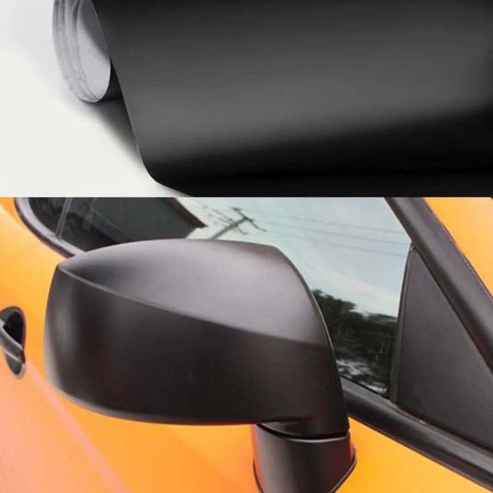 

Premium Black Matte Vinyl Car Wraps auto Satin Matt Black Foil Car Wrap Film Vehicle Sticker Car styling Automobile Decoration