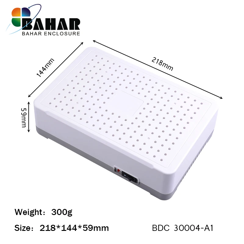 

4pcs abs plastic case electronics box diy electronic box eletronic control enclosure wifi router 218x144x59 mm