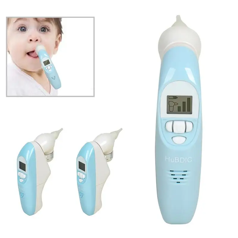 

Baby Nasal Aspirator Electric Vacuum Cleaner With 3 Strength Suction 2 Nose Tips LCD Screen Flashlight Music Safety Hygiene
