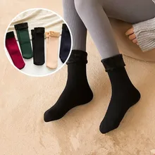 Зимние женские теплые толстые теплые шерстяные модные носки для женщин Chaussettes Femme Hiver Calcetines Invierno Huissokken