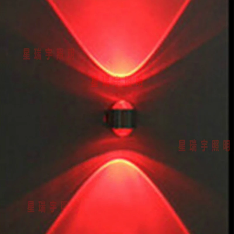 DE. SOUL светодиодный настенный светильник алюминиевый вверх и вниз освещение 2x6W COB