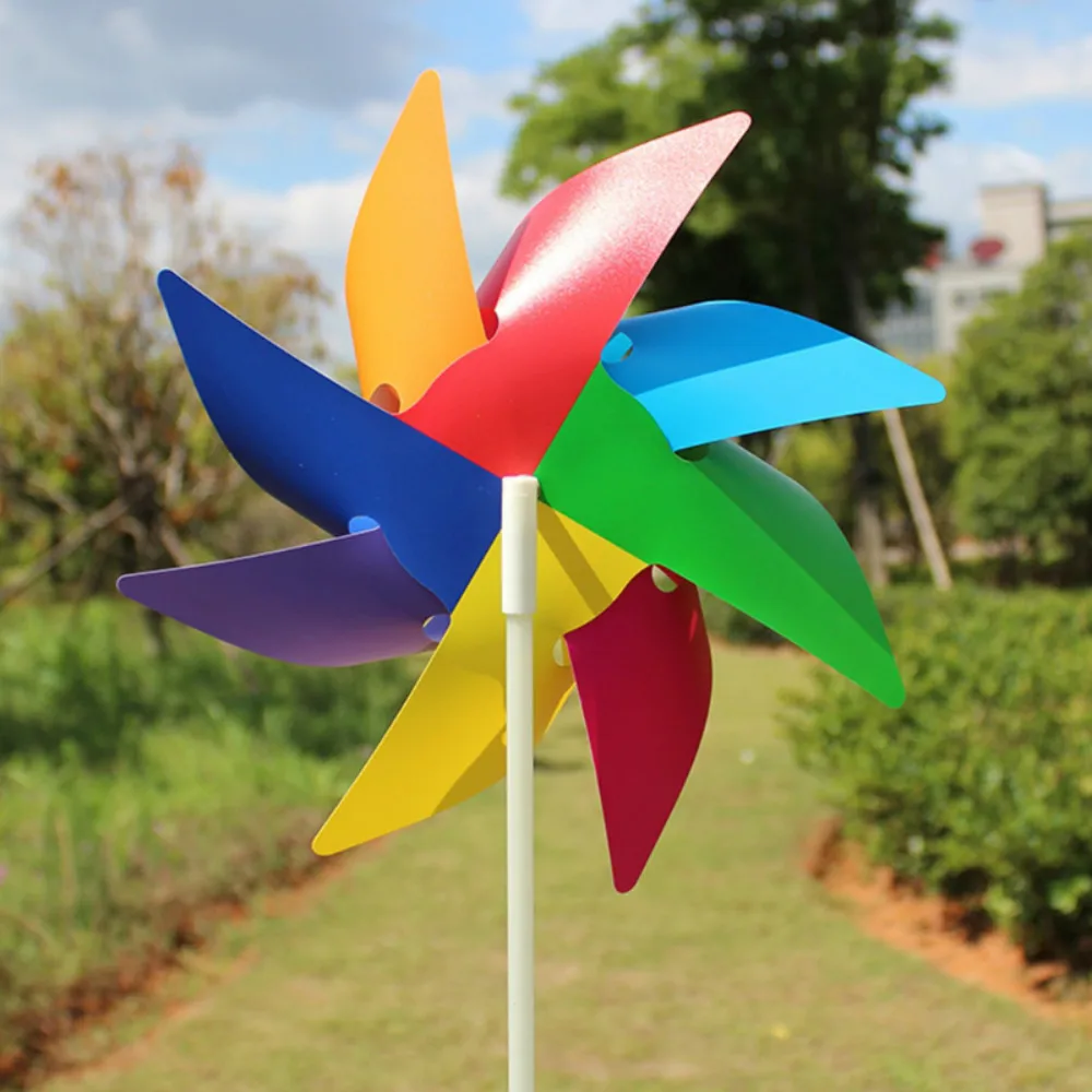 Garden Yard Party Camping Windmill Wind Spinner Ornament Decoration Kids ToS jb 