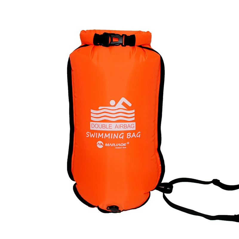 

1*Swim Buoy Bag Inflatable Airbag Swimming Float Waterproof Storage Dry Bag Water Sports Safety