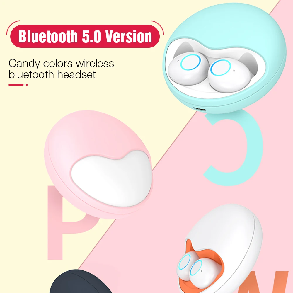 СПЦ наушники беспроводной bluetooth стерео мини гарнитура спортивные с микрофоном Ios