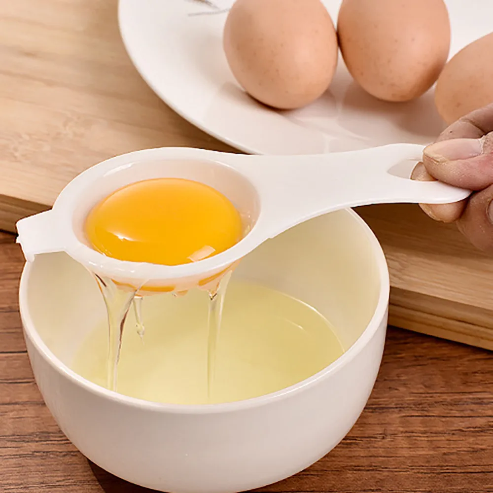 

2019 New Egg Seperator Egg White Yolk Sifting Holder Eggs Divider Tools Kitchen Accessory Plastic Cooking Gadget Sieve Tool B4