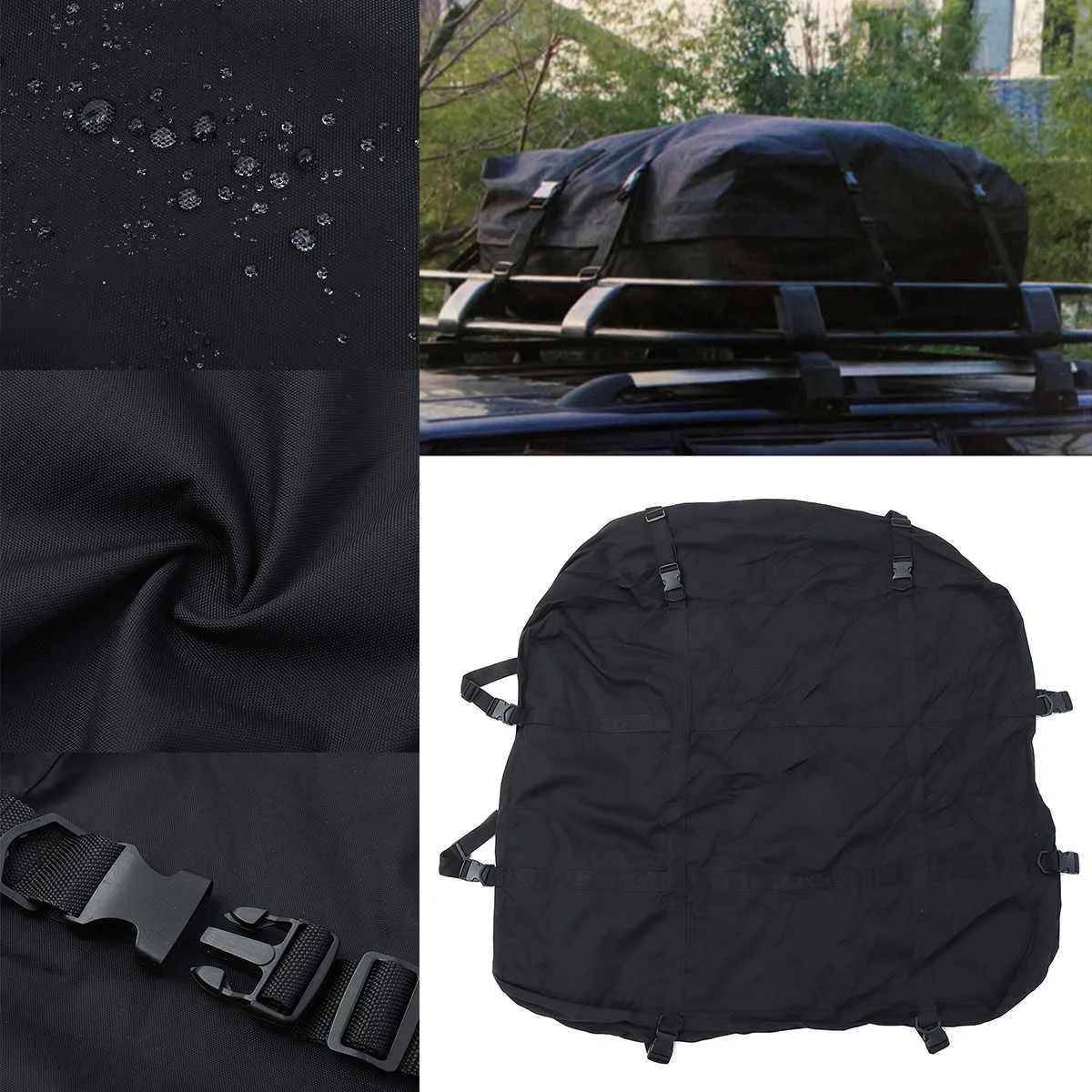 

122*96*46 cm Cargo Luggage Travel Bag Roof Top Bag Rack Cargo Carrier Luggage Storage Travel Waterproof SUV Van for Cars