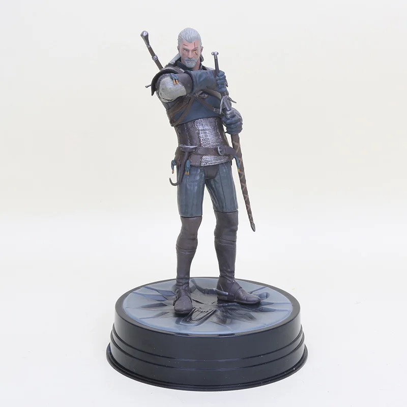 Ведьмак 3: selvaggio Hunt Geralt Di Rivia фигурка в ПВХ игрушка модель Коллекция 3 Bambole