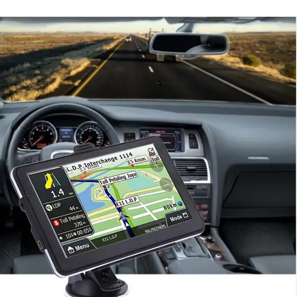  7-Inch 4GB ROM+128M RAM Capacitive Touch Screen GPS Navigator 800*480 HD Portable GPS Navigation Fo