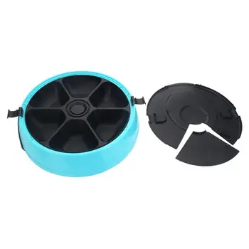 

LED Screen Automatic Pet Feeder 6 Meal LCD Digital Automatic Pet Dog Cat Feeder Recorder Bowl Meal Dispenser Set 6 Feeding Times