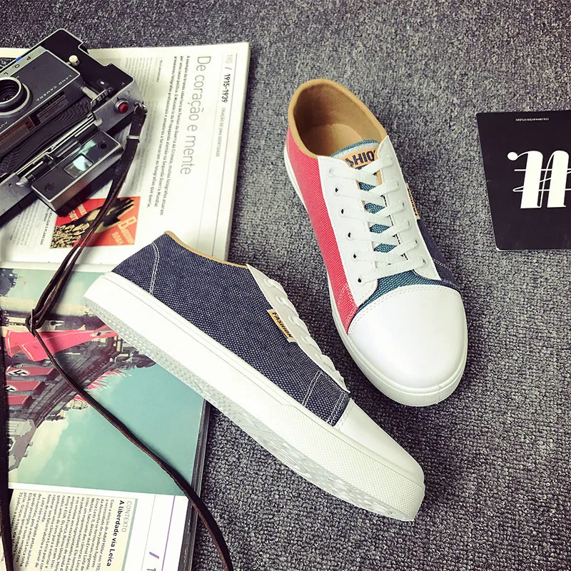 flat canvas shoes for men