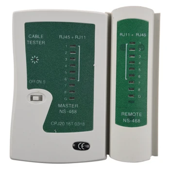 

Network LAN Cable Tester RJ45 RJ11 RJ12 Cat5 + Crimper