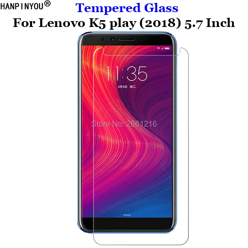 

Lenovo K5 play (2018) Tempered Glass 9H 2.5D Premium Screen Protector Film For Lenovo K5 play (2018) 5.7"