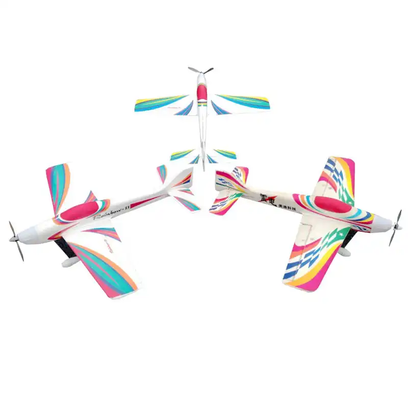 rainbow airplane toy