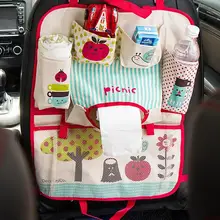 Мульти-карманная сумка для хранения на заднее сиденье коляска автокресло Органайзер держатель Автомобильный Стайлинг чашка Еда телефон хранение Мумия сумка для подгузников