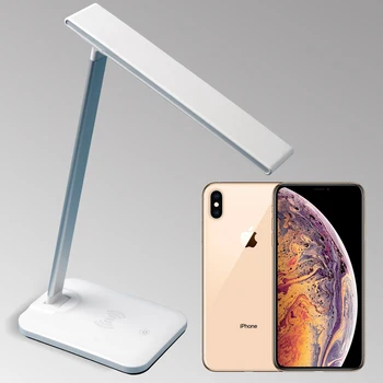 

Qi Wireless Charger with desk lamp for iPhone X/XS Max XR 8 Plus led light Wireless Charging pad for Samsung S9 S10+ Note 9 8