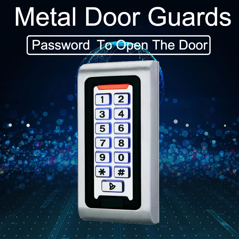 

OULET RFID Door Access Control System Metal Case 125KHZ ID With 2000 Users Standalone IP68 Waterproof Access Control