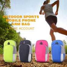 Универсальная повязка на руку для смартфона Спорт на открытом воздухе бег нарукавник сумка для тренировок Чехол для мобильного заглушка для входа наушников мобильного телефона ключи нарукавники