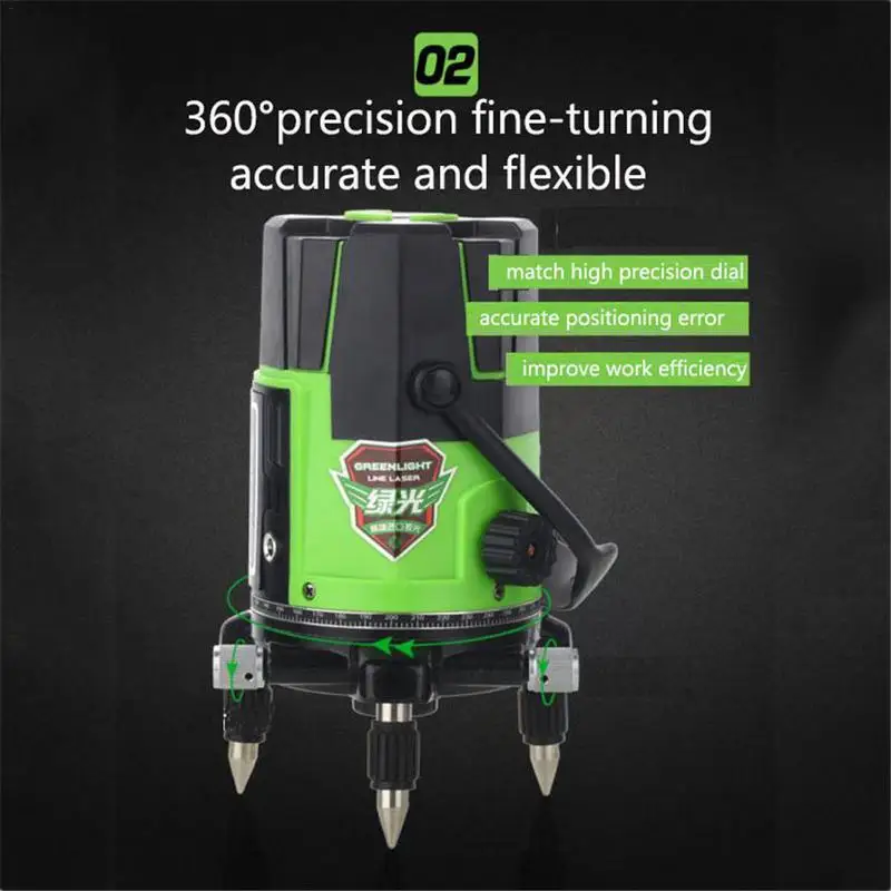 

Green Light Infrared Ray Level Meter High-Precision Automatic Line 2/3/5 Line Green Line Glare Meter Super Bright Instrument