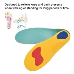 Новый 5 типов ортопедические плоскостопие ног арки поддержка амортизирующая обувь Вставки Стельки колодки для детей