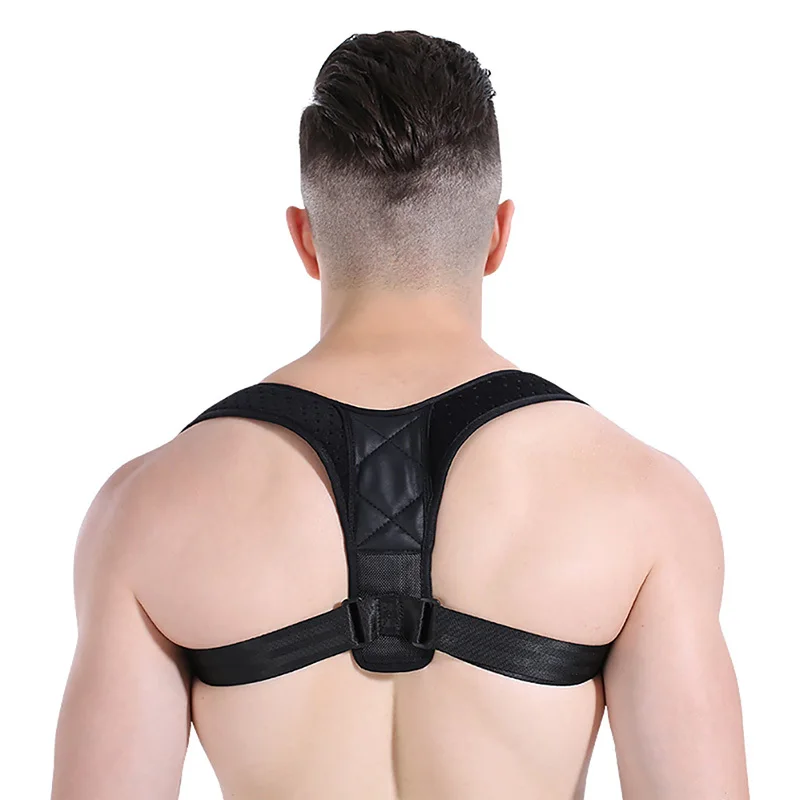 

2019 Back Shoulder Posture Correction Adjustable Adult Sports Safety Back Support Corset Spine Support Belt Posture Corrector