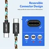 Кабель USB Type-C USLION для быстрой зарядки, шнур usb c для передачи данных, зарядное устройство usb c для Samsung S8, S9, S10, Note 8, xiaomi mi 9, mi9, Huawei P30, P20 ► Фото 3/6