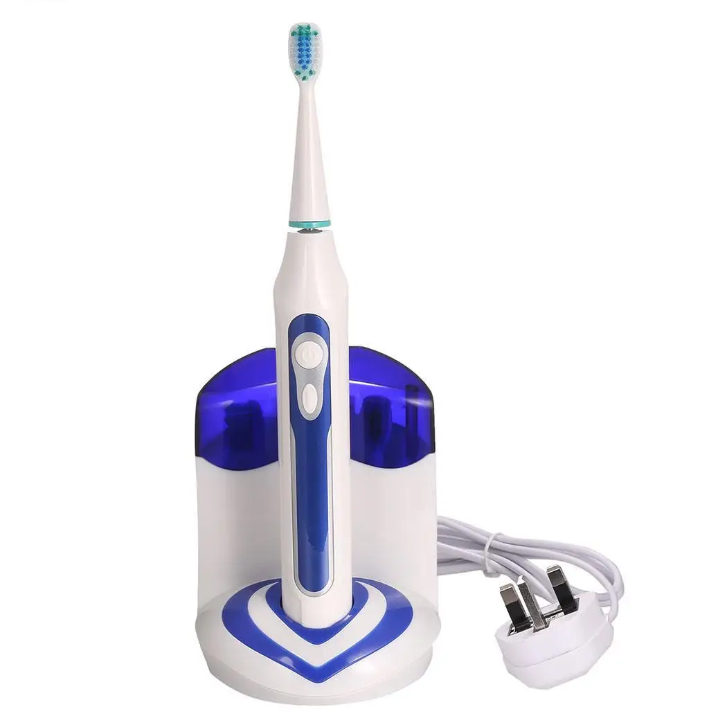 

Sonic Healthy Blue Electric Toothbrush 40000 VPM Per Minute With Sterilizing Charging Base, With Brush Head