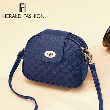 

Herald Fashion Women Shoulder Bag Casual Flap Bag Quality Leather Designer Handbags Clutch Bag Ladies Messenger Crossbody Bags