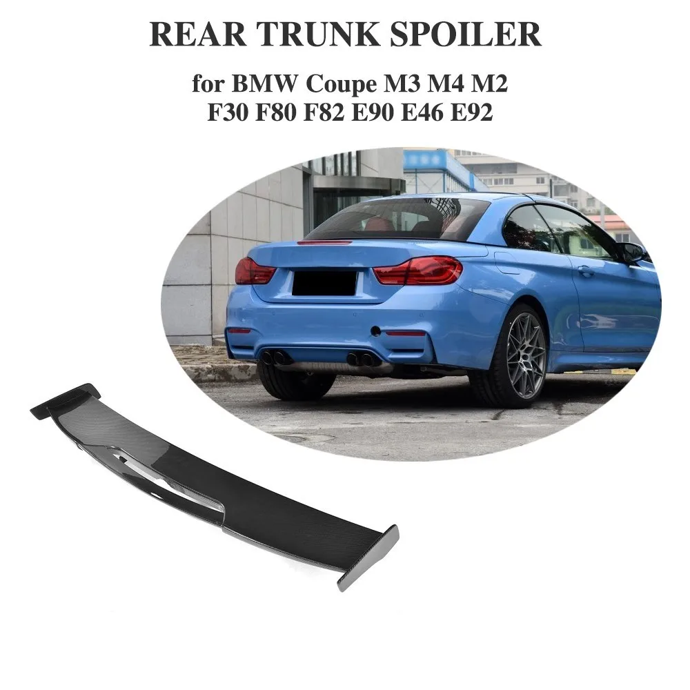 

Carbon Fiber Car Rear Trunk Boot Lip Wing Spoiler for BMW 3series M3 E90 E92 F80 F82 M4 M Style 2008 - 2018