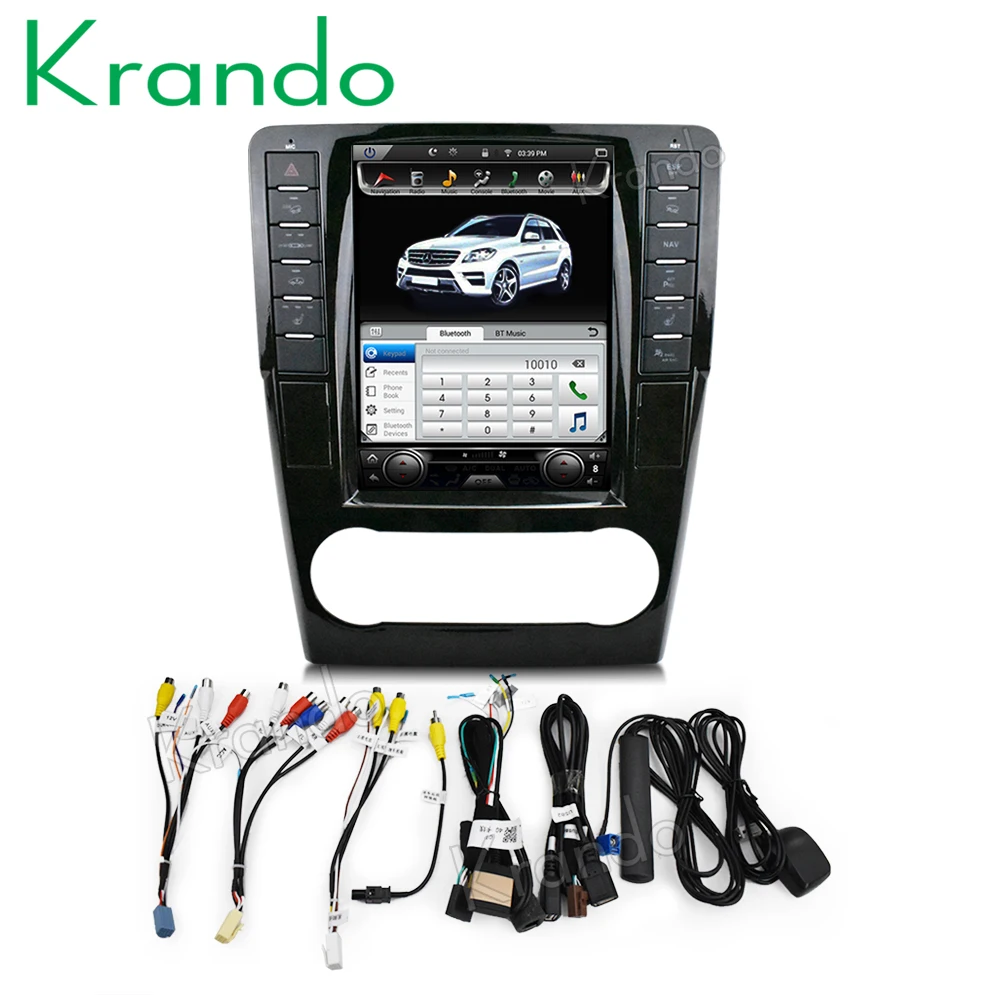 Flash Deal Krando car radio for mercedes for benz ML 2005-2012 android 6.0 10.4" Tesla Vertical screen navigation multimedia system WIFI 2