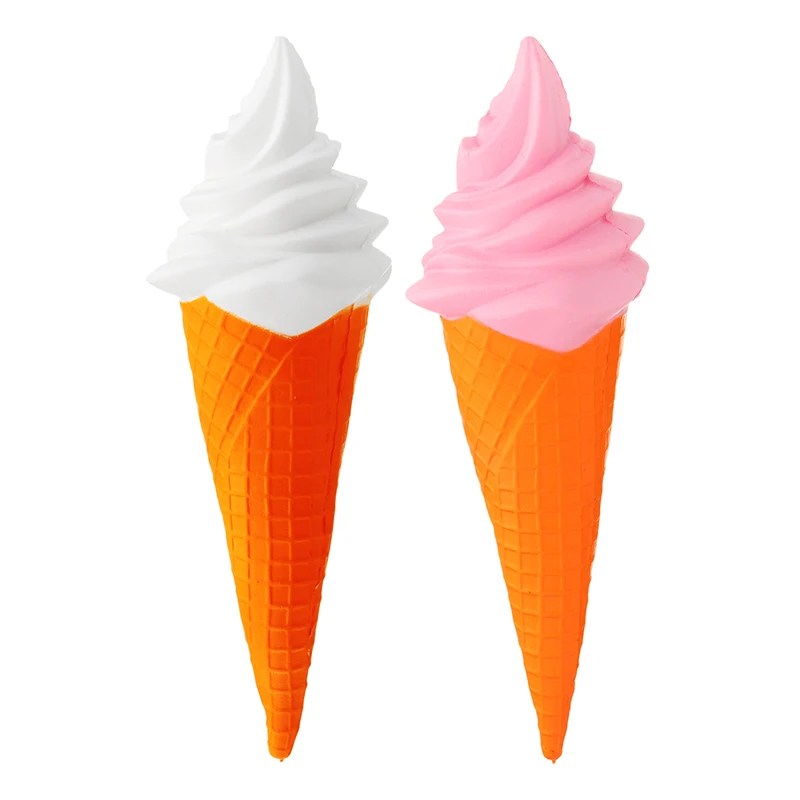 

Giggle Bread Ice Cream Squishying Cone Jumbo 29.5*9.5cm Slow Rising Cute Soft Squeeze Scented Bread Cake Kid Fun Toys