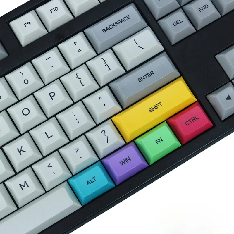 29 шт. колпачки для ключей DSA CMYK Color Dyesub PBT Набор колпачков CTRL WIN ALT SHIFT игровая