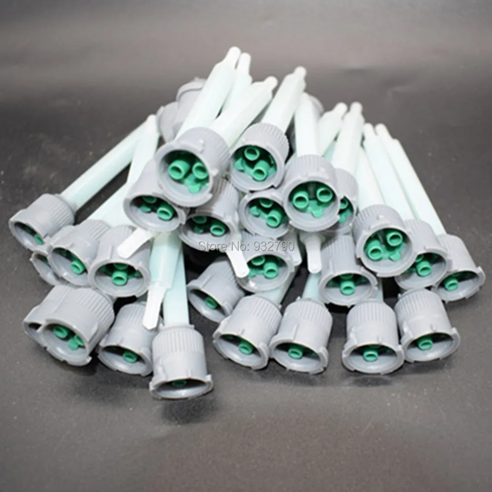 

50pcs 1:1 Mixing Ratio Dispenser Static Mixer Mixing Nozzle Applicator AB Glue Adhesive Structural Adhesives Mixed Nozzle