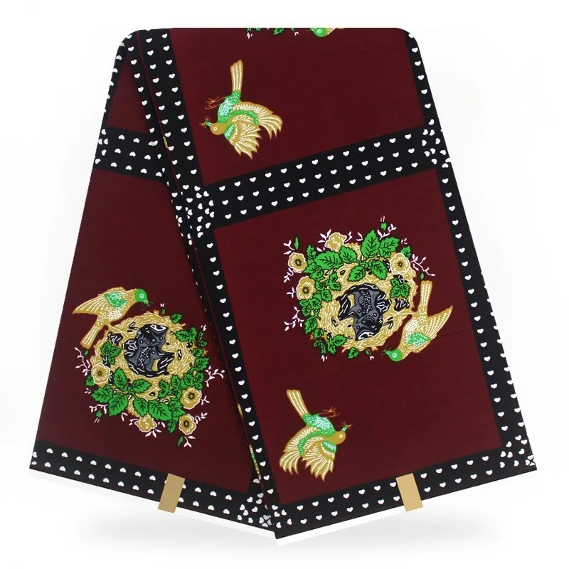 Настоящий воск настоящий гарантированный настоящий голландский восковой 6 ярдов горячий воск Высококачественная Анкара Африканский тканевые с принтом под традиционное платье ASO EBI для шитья