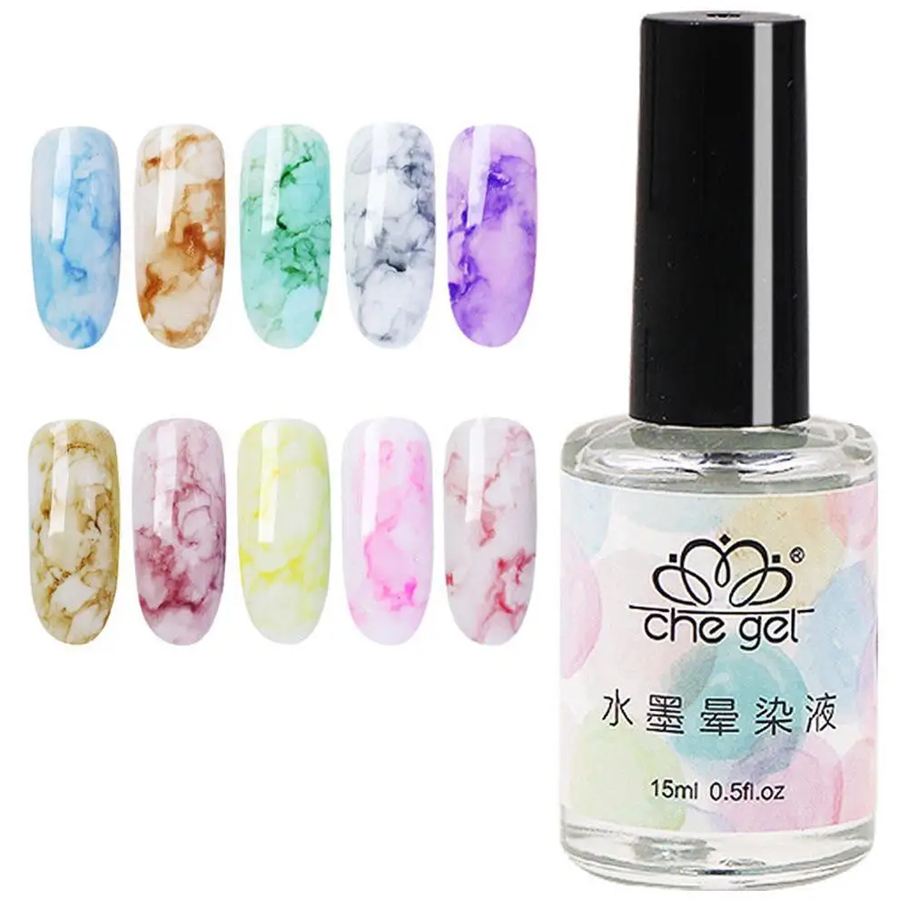 

BellyLady Phototherapy Nail Polish Marble Ink Nail Gel Smudge Lquid Gradient Manicure Nail Art