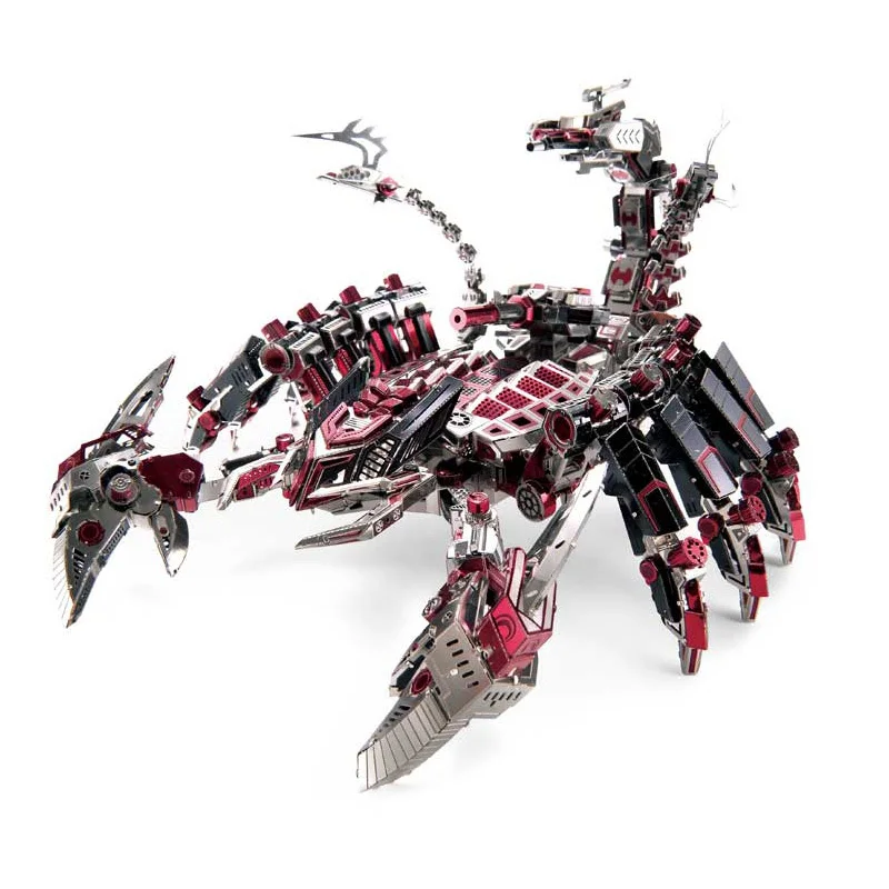 

3d Diy Puzzle Red Scorpion Demons Assemble Kits Of Models Of Laser Cutting D003 Toys Flash sale Time limited