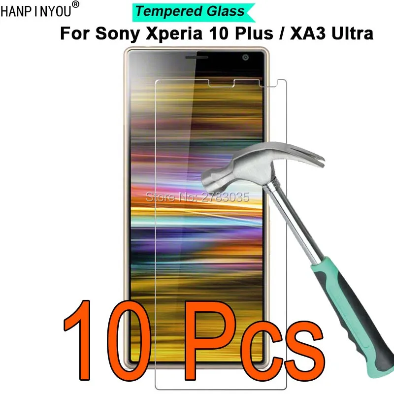 10 шт./лот для Sony Xperia Plus 6 5 &quot9 H твердость 2.5D ультра-тонкая закаленная Защитная