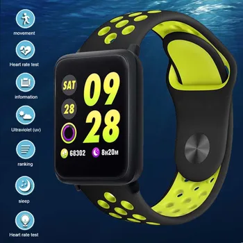 

Men&#39s Waterproof IP67 watch women Fitness Heart Rate Monitor Blood Pressure Pedometer Bluetooth Smart Wristban IOS/Android
