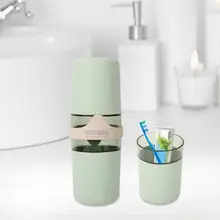 Portable Toothbrush Holder Cup Organizer Travel Tooth Brush Toothpaste Storage Cup Set Bathroom Accessories High Quality portable tooth mug towel toothbrush toothpaste storage bottle holder w strap pink