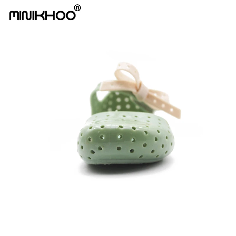 Мини Мелисса бренды лук пластиковые сандалии для девочек новые желе сандалии малышей желе детская обувь Melissa сандалии высокого качества